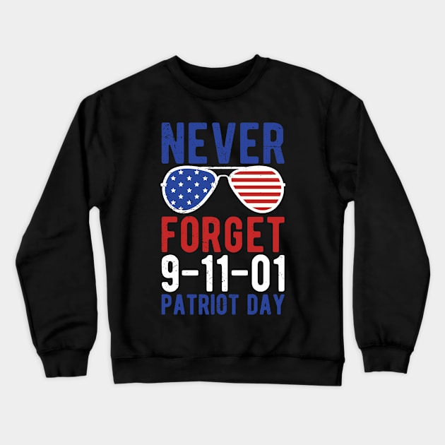 11 September Memorial ,Patriot Day 20th Anniversary Crewneck Sweatshirt by Gaming champion